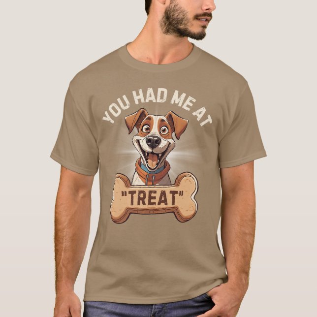 Camiseta You Had Me At Treat (Frente)