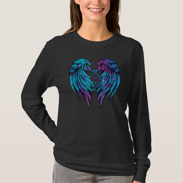 Camiseta You Matter Suicide Prevent Awareness Teal Purple S (Frente)