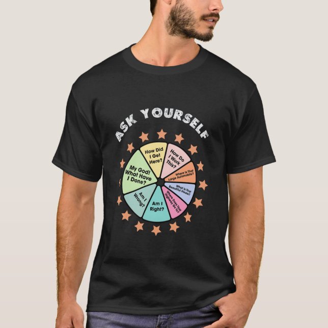 Camiseta YOU MAY ASK YOURSELF |Slogan Talking Head (Frente)