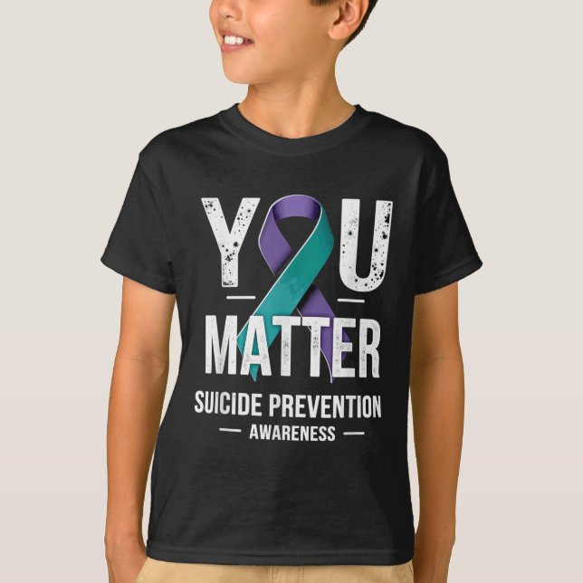 Camiseta You Suicide Prevention Awareness  (Frente)