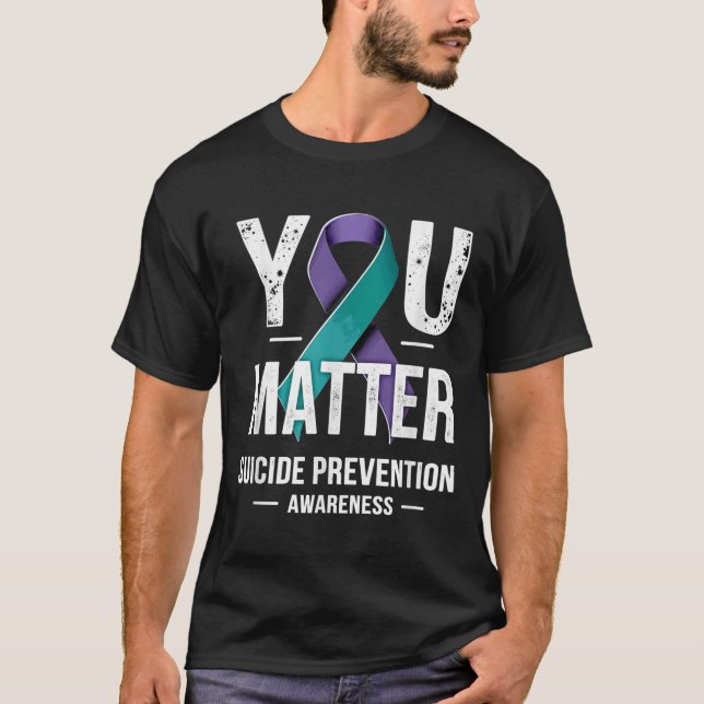 Camiseta You Suicide Prevention Awareness  (Frente)