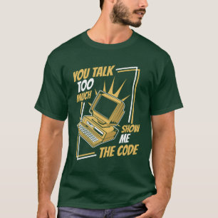 Camiseta Youalkoo Muito Me Mostra Código Software Codificad