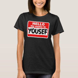 Camiseta Youf Olá Meu Nome É Tshirt Name On Custom