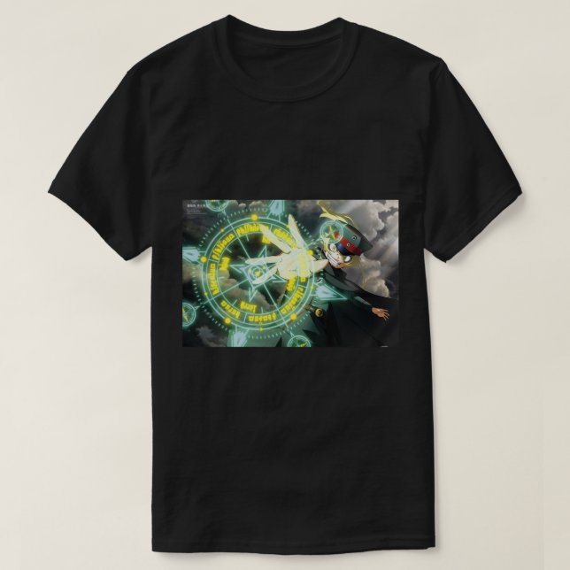 Camiseta Youjo senki Saga de Tanya Mau (Frente do Design)