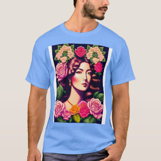 Camiseta Young Agatha Christie Floral Art