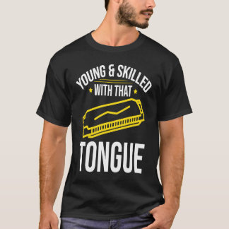 Camiseta Young and Skilles Harmonica Player