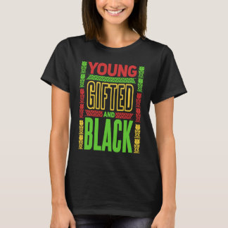 Camiseta Young  ed and Black Black History Month  1