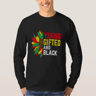 Camiseta Young ed And Black Proud Flowers Melanin African P