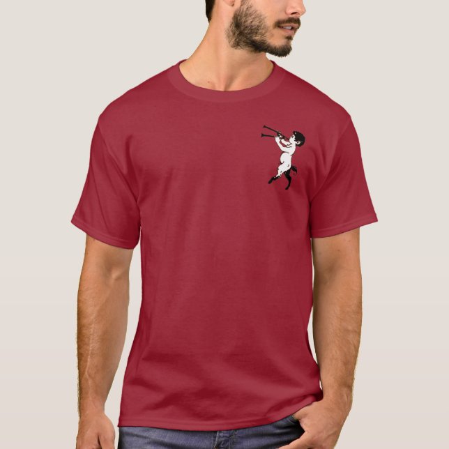 Camiseta Young Faun Com Flute Duplo (Frente)