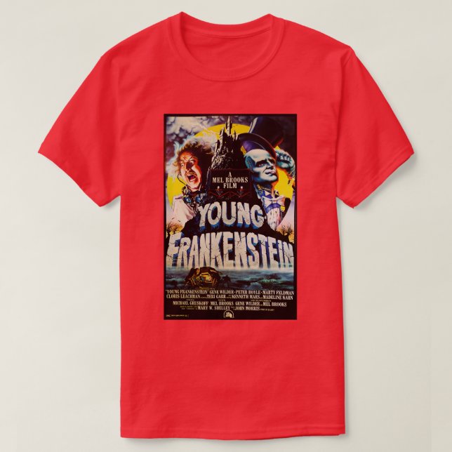 Camiseta Young FRONKenstein Não (Frente do Design)