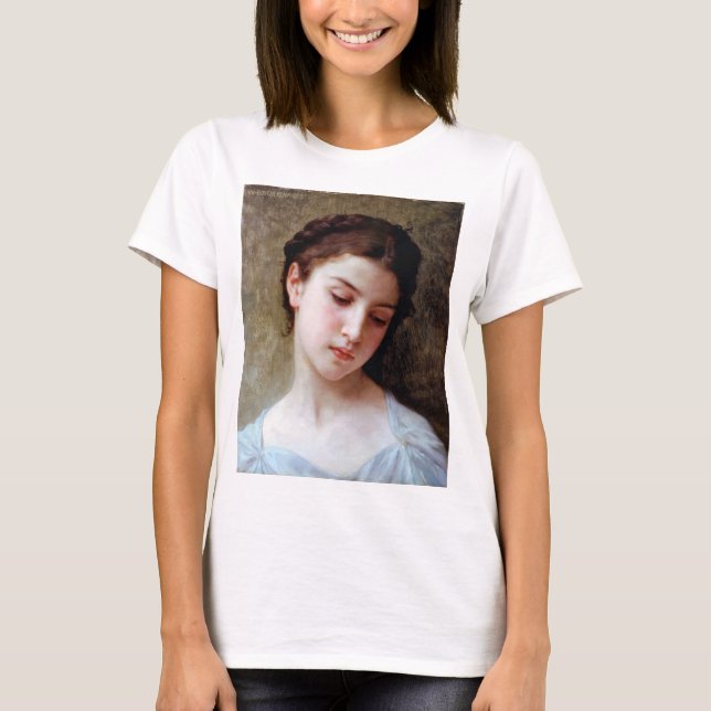 Camiseta Young Girl, Bouguereau (Frente)