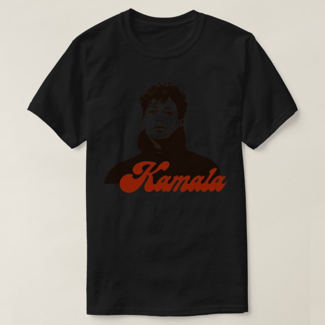 Camiseta Young Kamala Retro Style Design (Frente do Design)