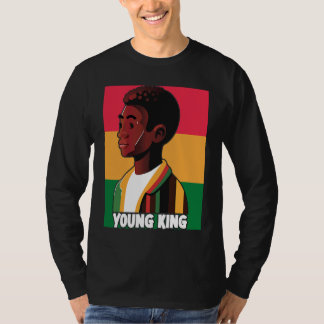 Camiseta Young King Black Youth Black Excellence Black Pri