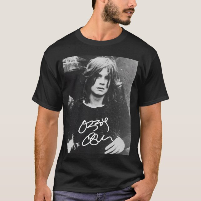 Camiseta Young Ozzy Osbourne Signature Vintage friends frie (Frente)