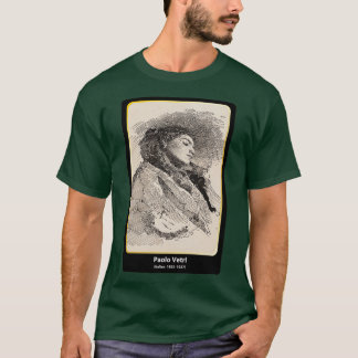 Camiseta Young Woman Asleep Figurative ART