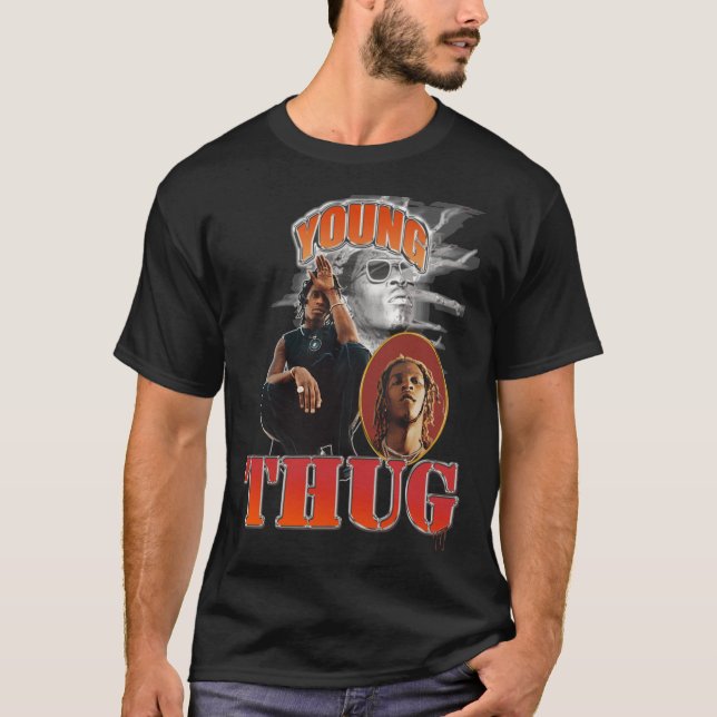 Camiseta Younghug retro family retro vintage (Frente)