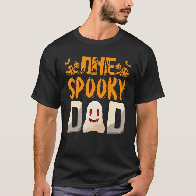 Camiseta Your A One Spooky Dad Dad Family Halloween (Frente)