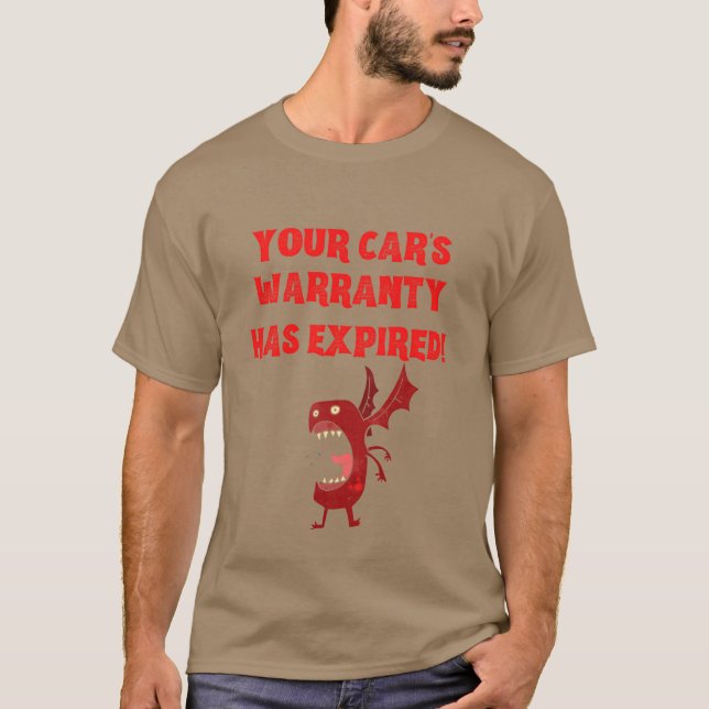 Camiseta Your Car Warranty retro gift boy (Frente)
