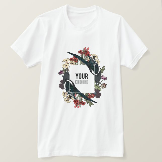 Camiseta your choice an amazing design  (Frente do Design)