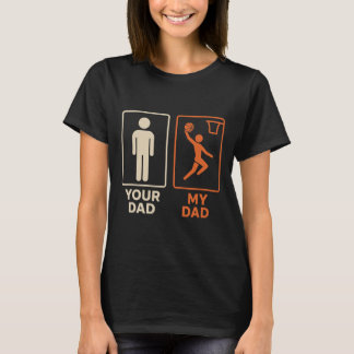 Camiseta Your Dad My Dad Sketll Dunk Daughter Son Father's 