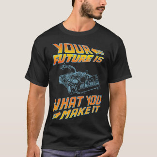 Camiseta Your Future Is What You Make It Retro Vintage Car