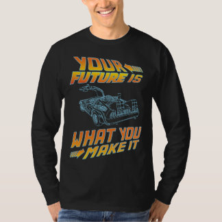 Camiseta Your Future Is What You Make It Retro Vintage Car