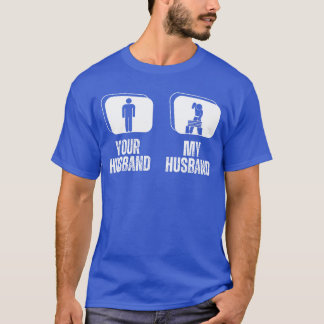 Camiseta Your Husband My Husband Wife Karate funny
