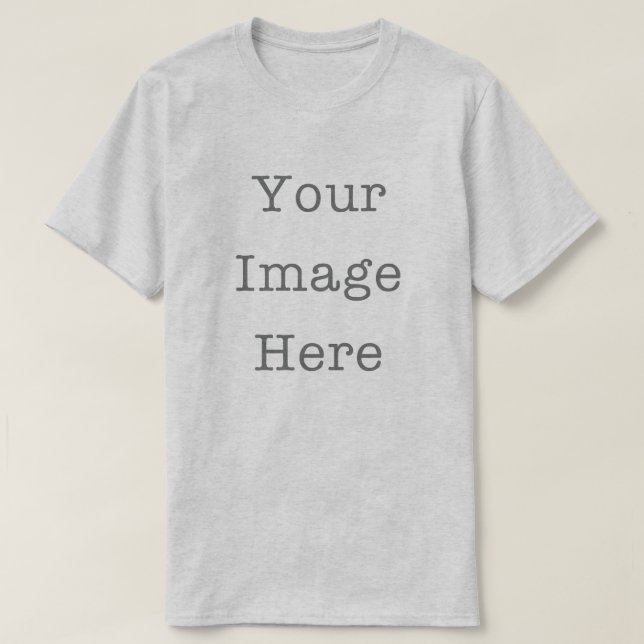 Camiseta Your Image Here Customizable Personalized Ash (Frente do Design)