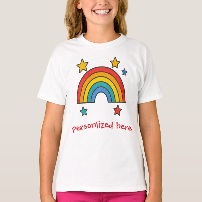 Camiseta Your Personalized Text | Custom Positive Vibes  (Frente)