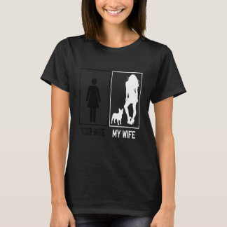 Camiseta Your Wife My Wife French Bulldog  Frenchie For Hus