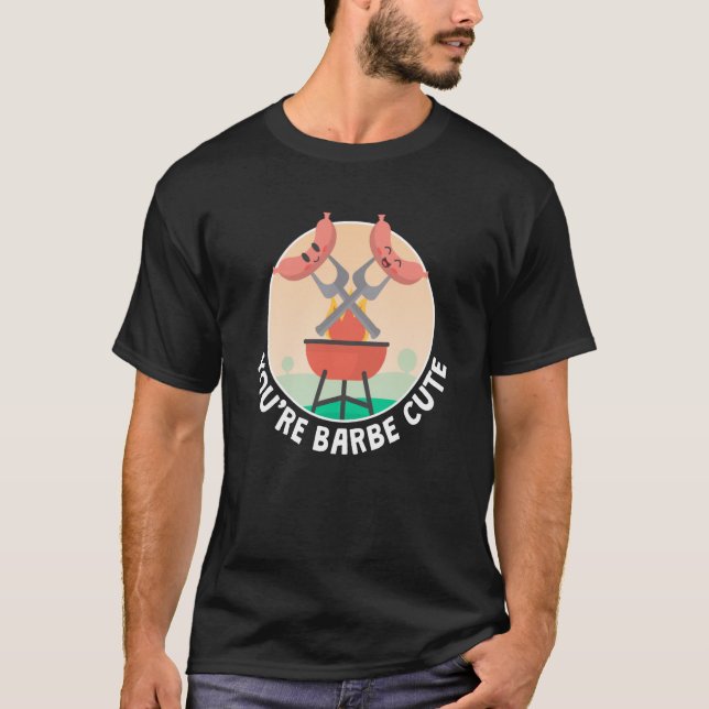 Camiseta Youre Barbe Cute Smoker Grill Barbecue (Frente)