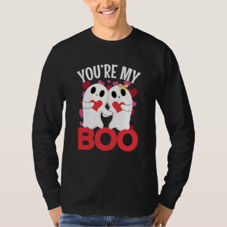 Camiseta You're My Boo Ghost with heart for Valentine's Day