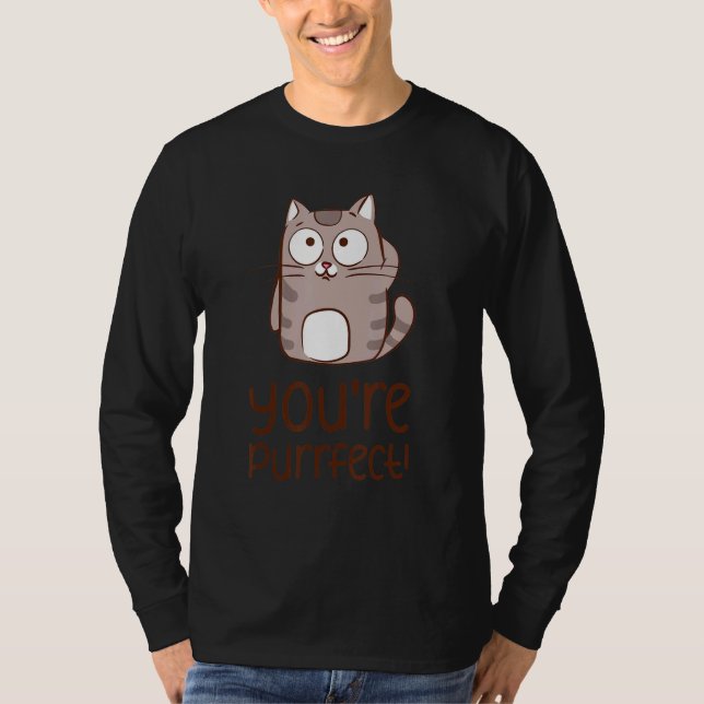 Camiseta You're purrfect cat (Frente)