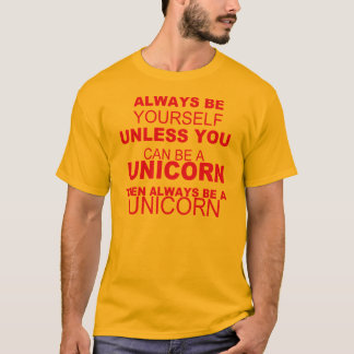 Camiseta Yourself, a Unicorn - alpargata Girls -