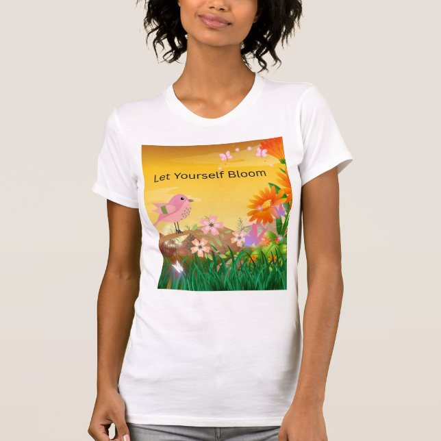 Camiseta  Yourself Bloom – Nature-Insp (Frente)