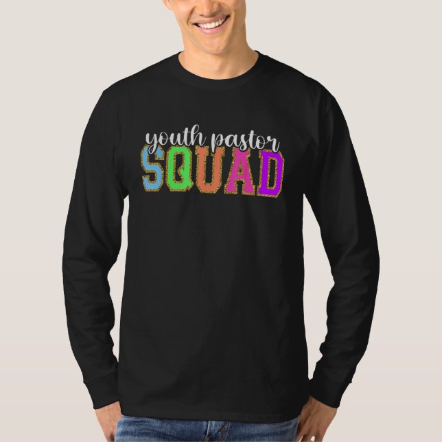 Camiseta Youth Pastor Squad  Back to School Worker Apprecia (Frente)