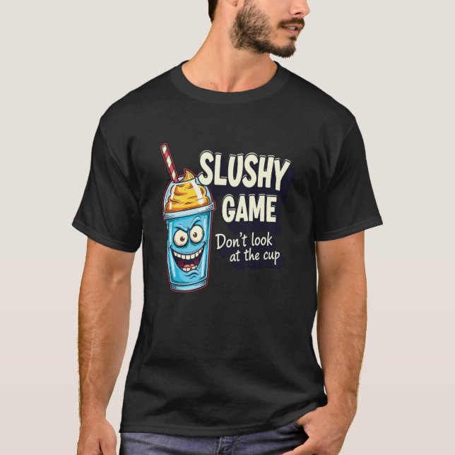 Camiseta Youthful Silly Game Casual Graphic Don't Look Slus (Frente)