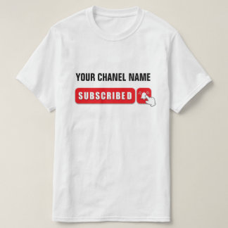 Camiseta Youtube Subscreva o homem T-Shirts.