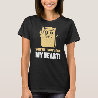 Camiseta You've Captures My Heart Photography Photographer 