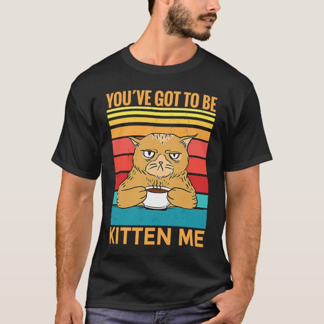 Camiseta Youve Got To Be Kitten Me  I  Cat (Frente)