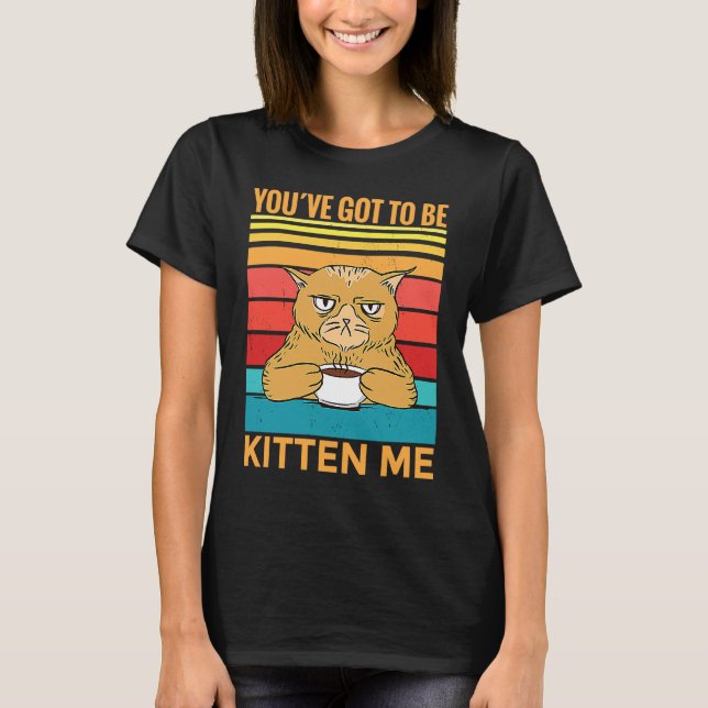 Camiseta Youve Got To Be Kitten Me  I  Cat (Frente)