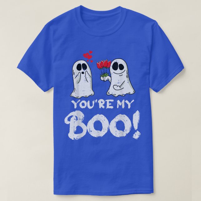 Camiseta Youve Meu Boo Preguiçoso Figurino de Halloween Eng (Frente do Design)