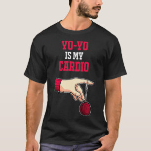 Camiseta Yoyo é meu cardio Engraçado Hobby Retro 90s