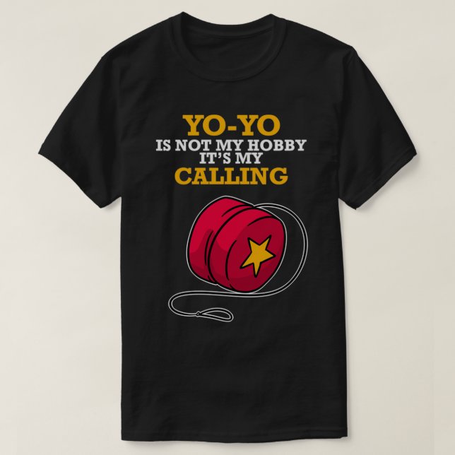 Camiseta Yoyo é o meu chame de Engraçado dizendo Retro Hobb (Frente do Design)