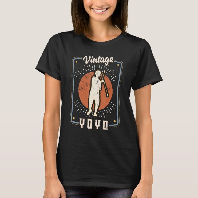Camiseta Yoyo Vintage Retro Classic Love 1 (Frente)