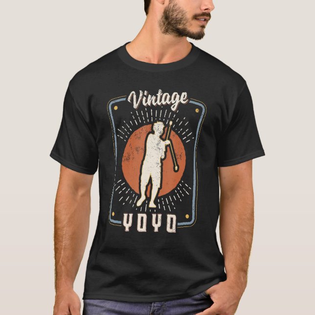 Camiseta Yoyo Vintage Retro Classic Love 1 (Frente)
