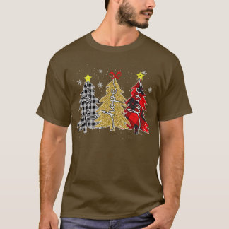 Camiseta YqQG Leopard Faith Feliz Natal Natal Chris