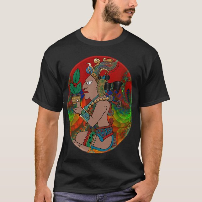 Camiseta Yucatan Psychedelic Mexicano Visiones (Frente)