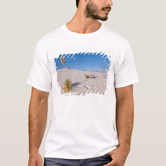 Camiseta Yucca elata, sombra longa, Dunas Transversais (Frente)
