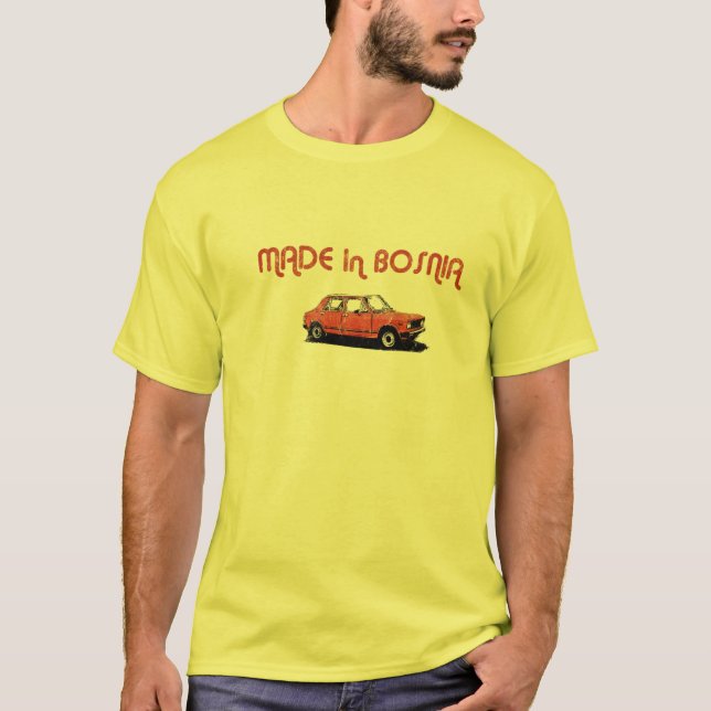 Camiseta Yugo fez em Bósnia (Frente)
